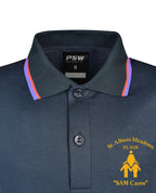 Long Sleeve Mesh Polo - Cotton Back