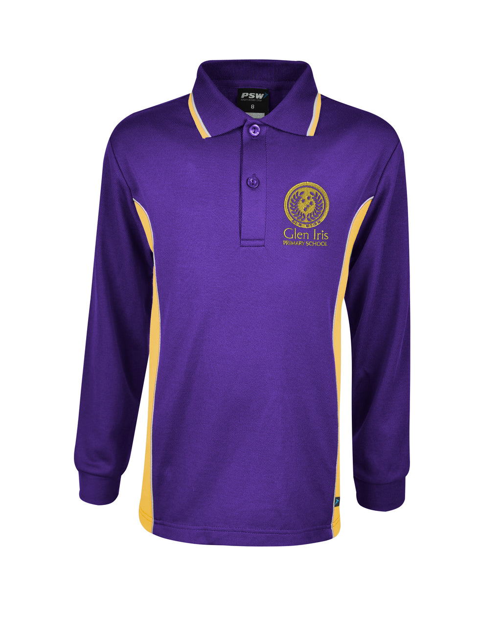 Long Sleeve Mesh Polo - Cotton Back