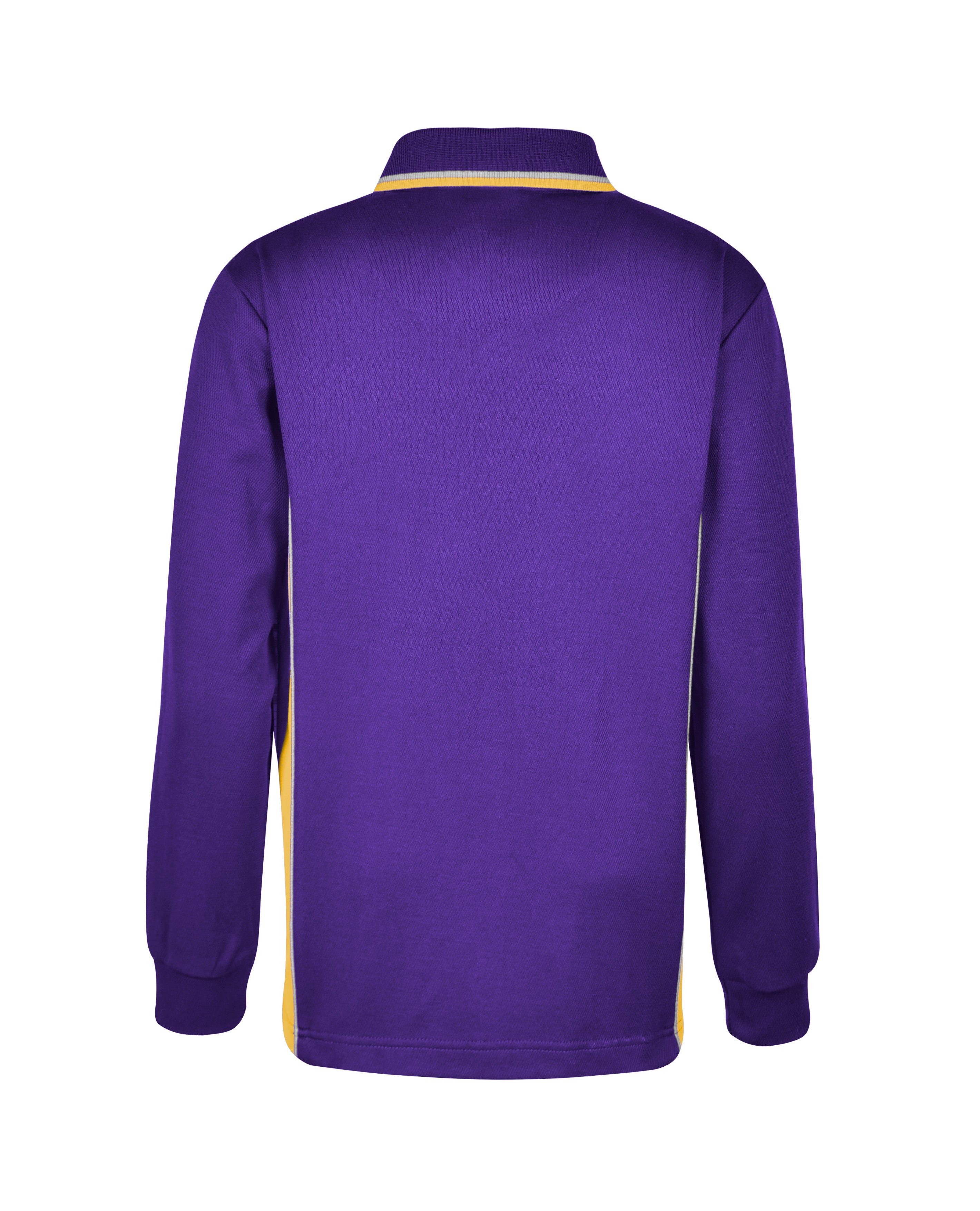 Long Sleeve Mesh Polo - Cotton Back