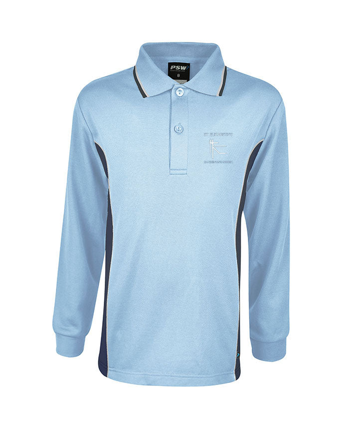 LS CB Mesh Panelled Polo