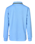 Long Sleeve Mesh Polo