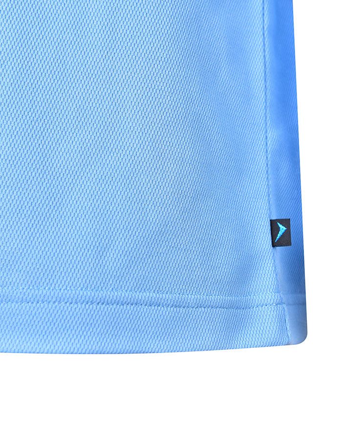 Long Sleeve Mesh Polo