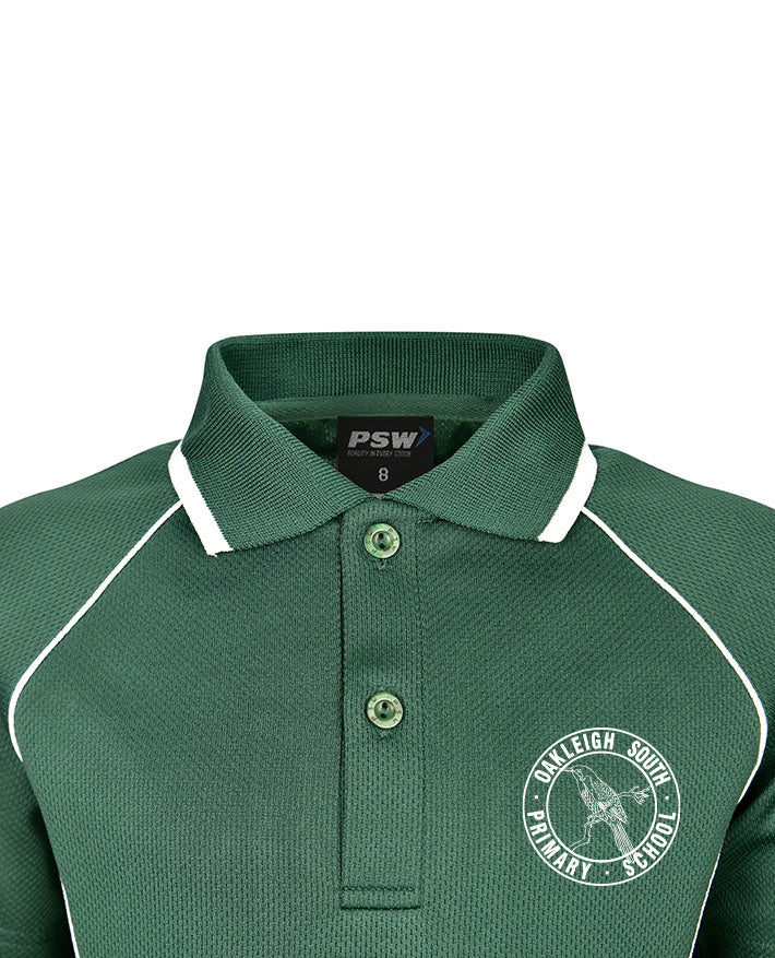 Short Sleeve Mesh Polo