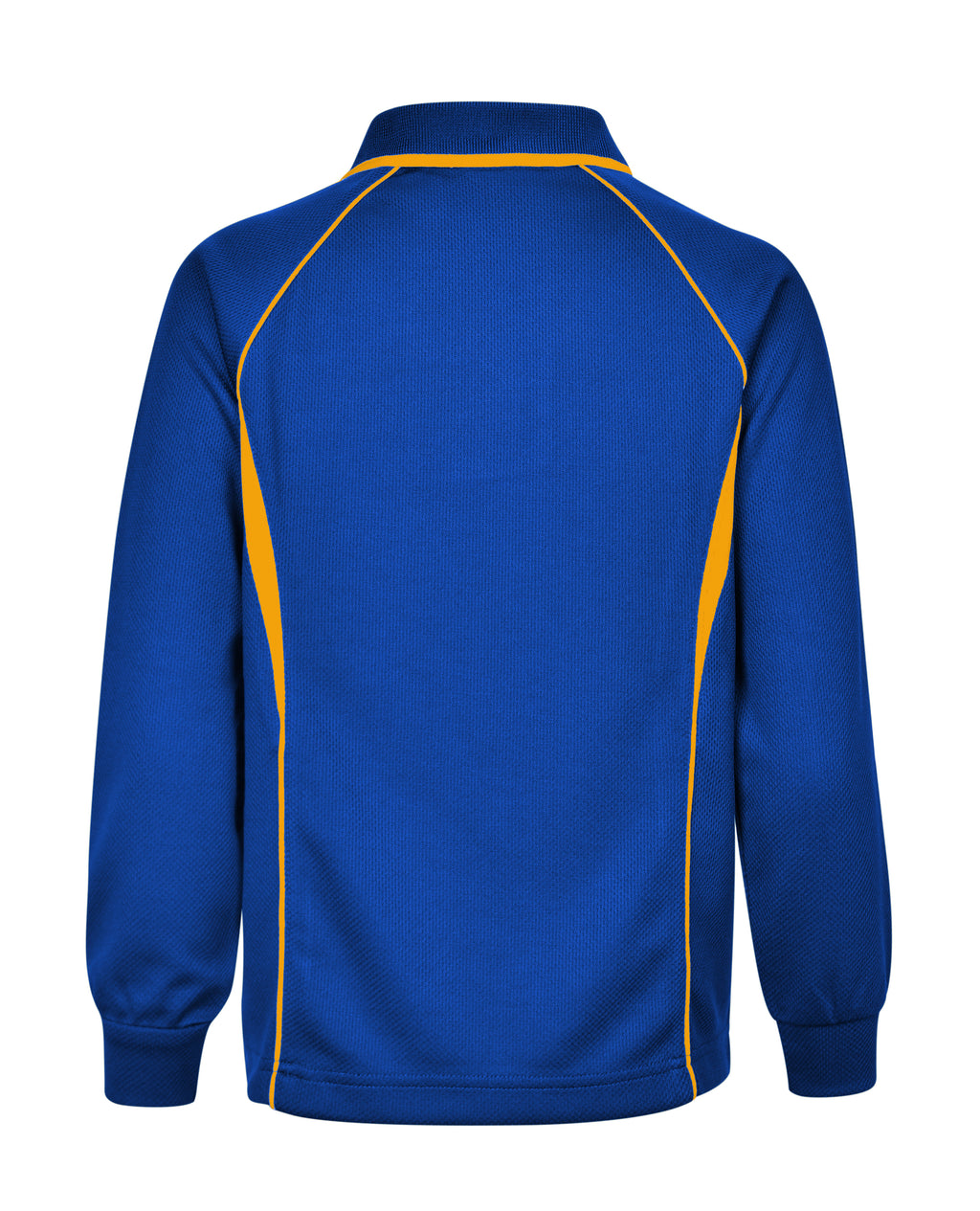Long Sleeve Mesh Polo