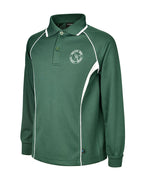 Long Sleeve Mesh Polo