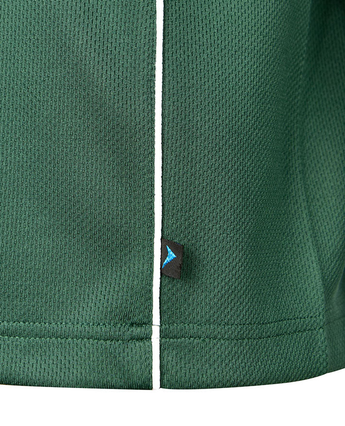 Long Sleeve Mesh Polo