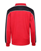 L/S Micromesh Polo w Stripe collar