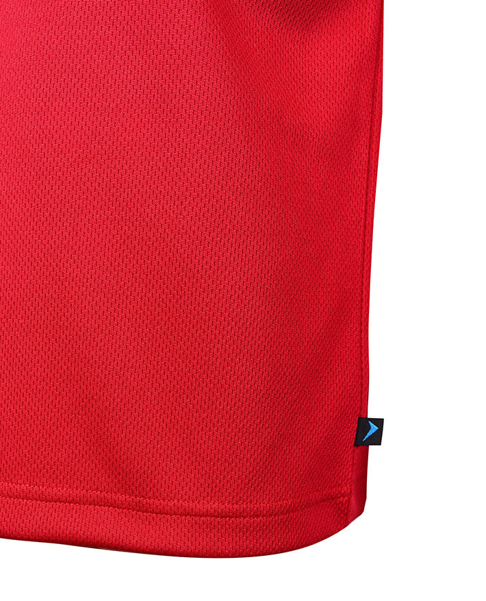 L/S Micromesh Polo w Stripe collar