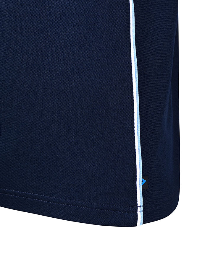 CB S/S Polo w double piping & piped placket