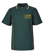 SS pique polo with contrast piping
