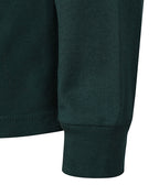 LS pique polo with contrast piping