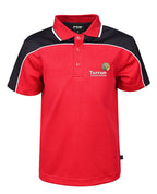S/S Micromesh Polo w Stripe collar