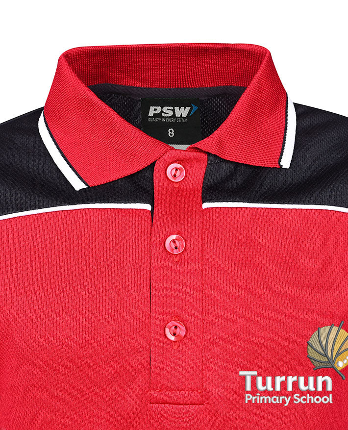 S/S Micromesh Polo w Stripe collar