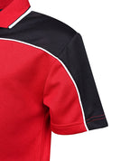 S/S Micromesh Polo w Stripe collar
