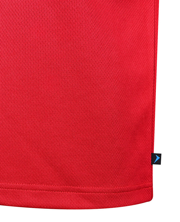 S/S Micromesh Polo w Stripe collar