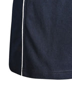 LS Ladies Raglan Polo with contrast sleeves & piping