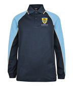 L/S Panelled Cotton Back Polo