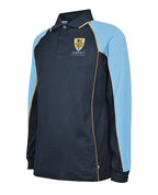 L/S Panelled Cotton Back Polo