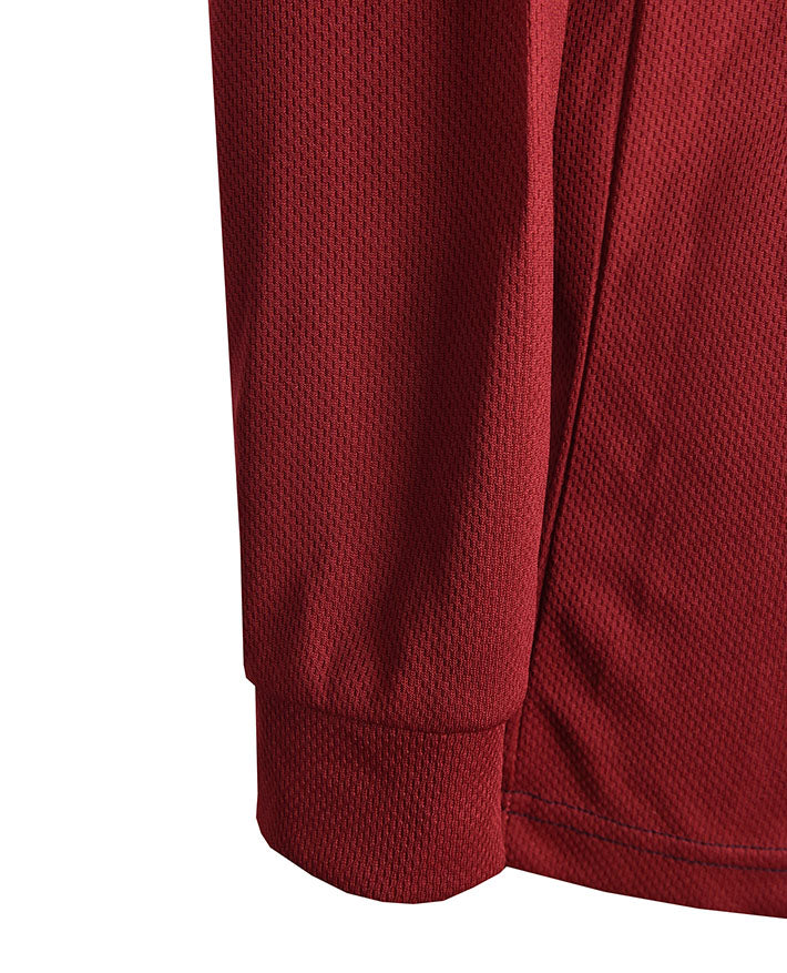 LS Micromesh Vertical Polo with Contrast Strip and Double Piping