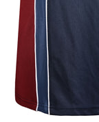 LS Micromesh Vertical Polo with Contrast Strip and Double Piping