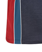 SS Micromesh Vertical Polo with Contrast Strip and Double Piping