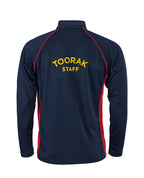 LS Super fine mesh polo with contrast panels and piping