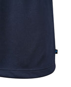 SS Mesh polo with contrast stripes