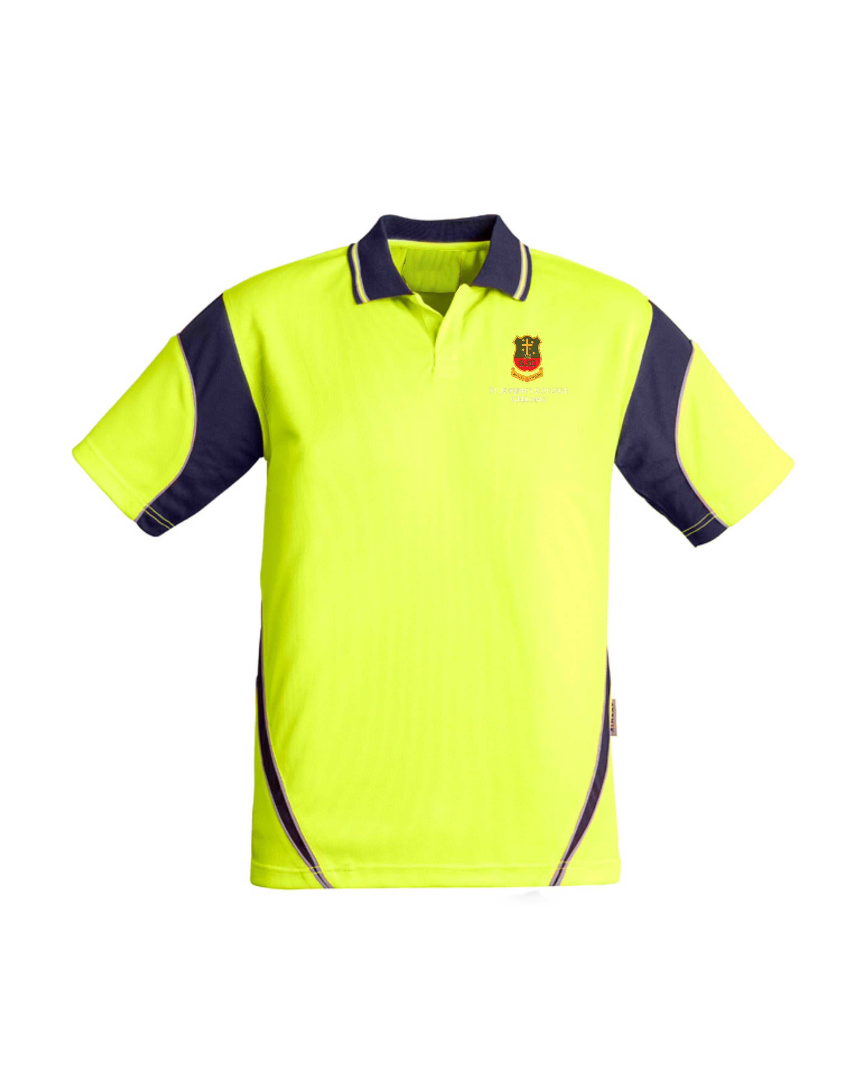 Men's Hi Vis Aztec SS Polo