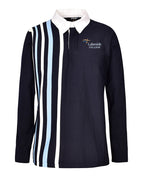 Rugby Jumper with Contrast Vertical Stripes