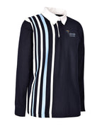 Rugby Jumper with Contrast Vertical Stripes