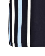 Rugby Jumper with Contrast Vertical Stripes