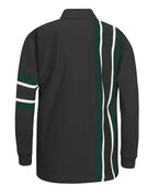 Rugby Jumper-Vertical Stripes & Armband