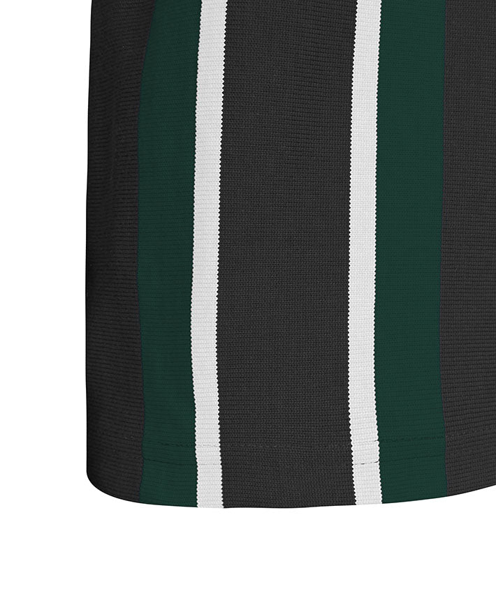 Rugby Jumper-Vertical Stripes & Armband