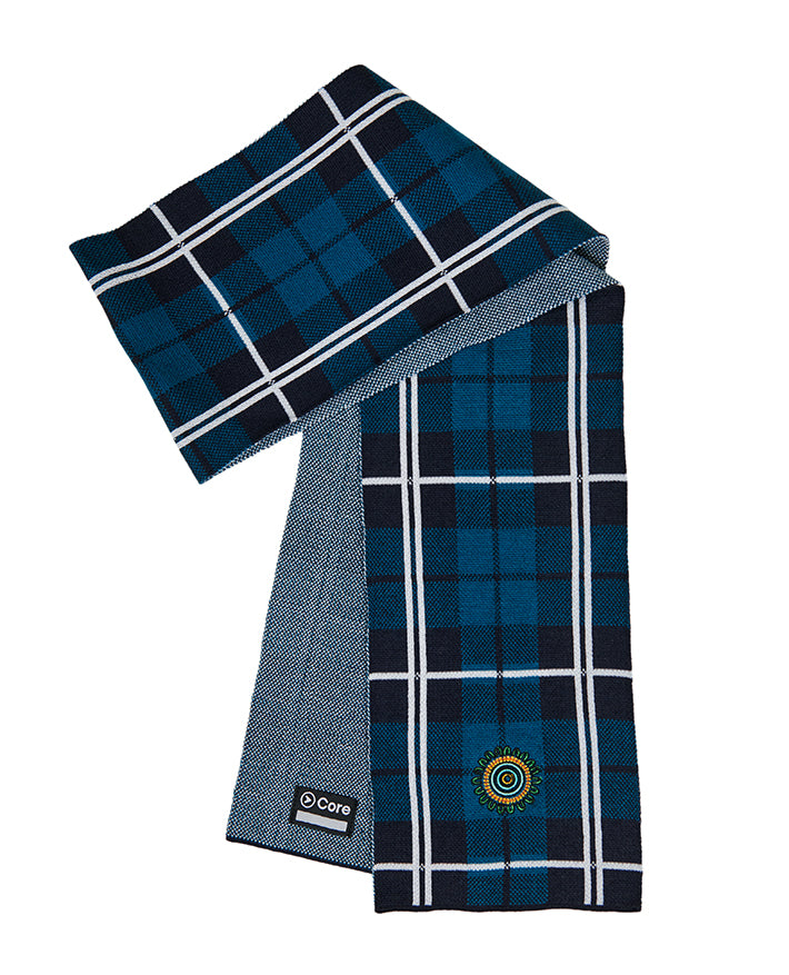 Wool/ Acrylic Jacquard scarf