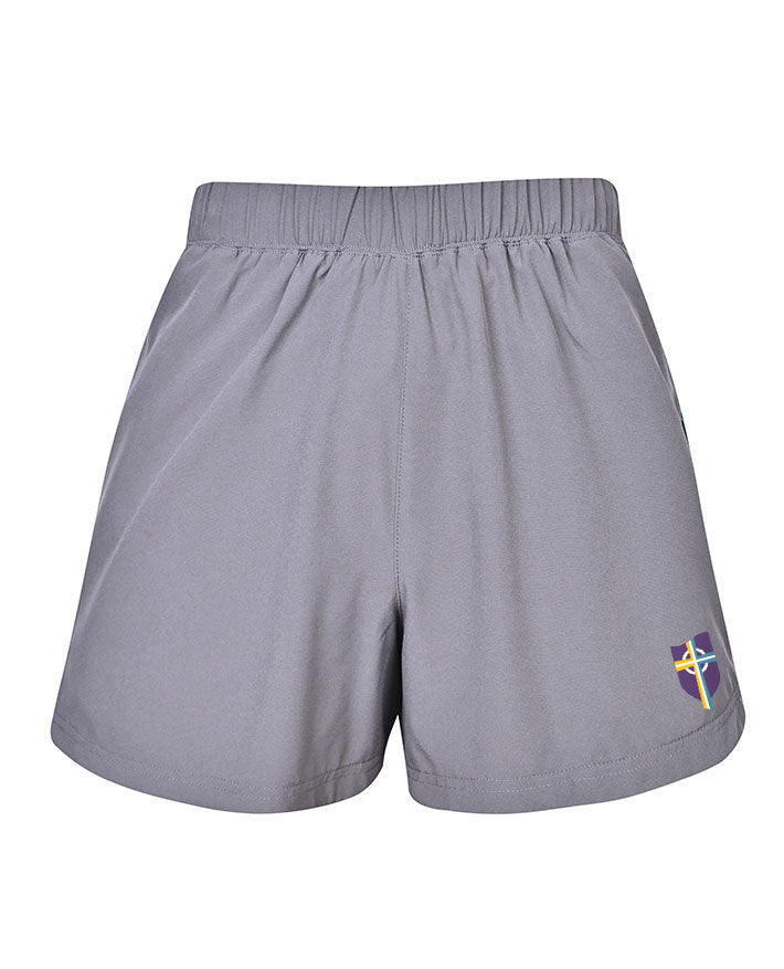 Girls Lined Sport Short with Double Piping