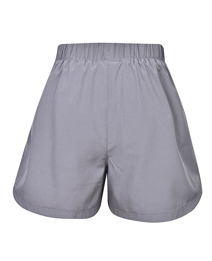 Girls Lined Sport Short with Double Piping