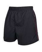 Girls Lined Sport Short with Double Piping