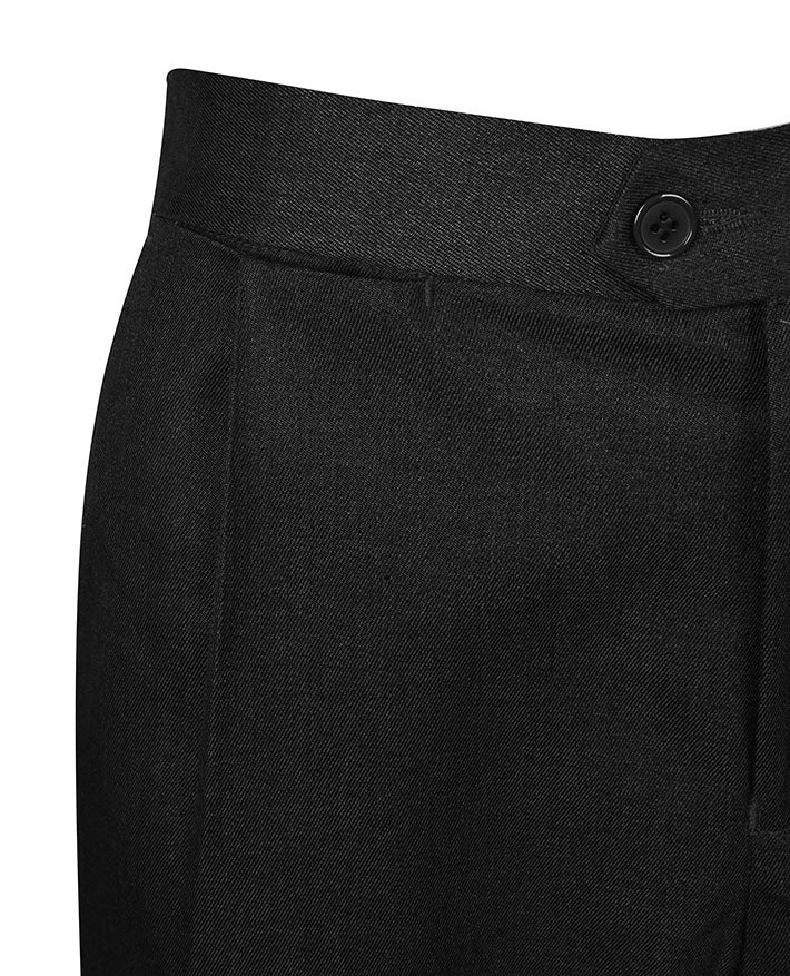 Pleat front short Elastic back Long Length