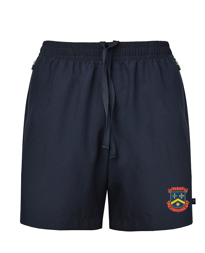 Girls Microstretch Short-Contrast Piping