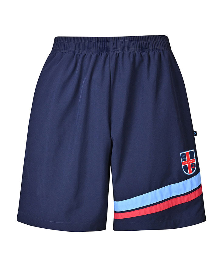 Microfibre short with contrast panels