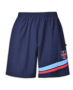 Microfibre short with contrast panels