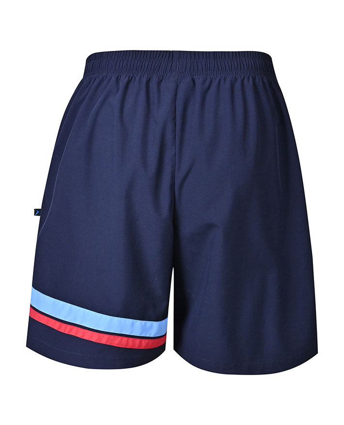 Microfibre short with contrast panels