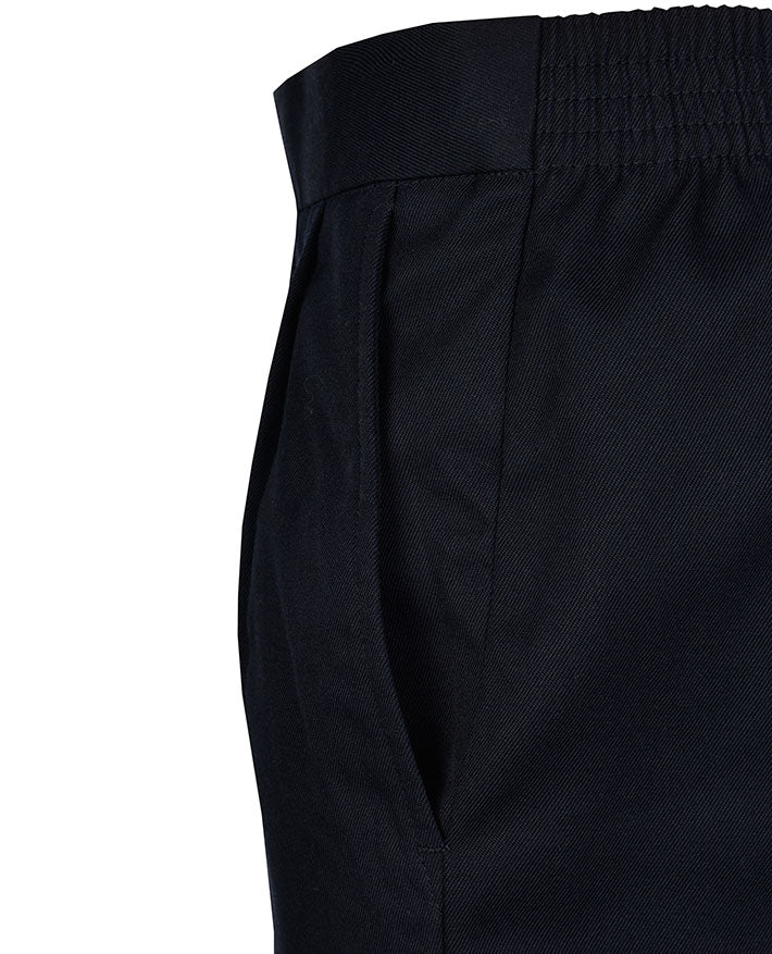 Elastic Back Fly Front Shorts