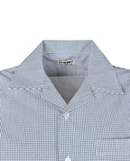 S/S Check Open Neck Shirt