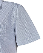 S/S Check Open Neck Shirt