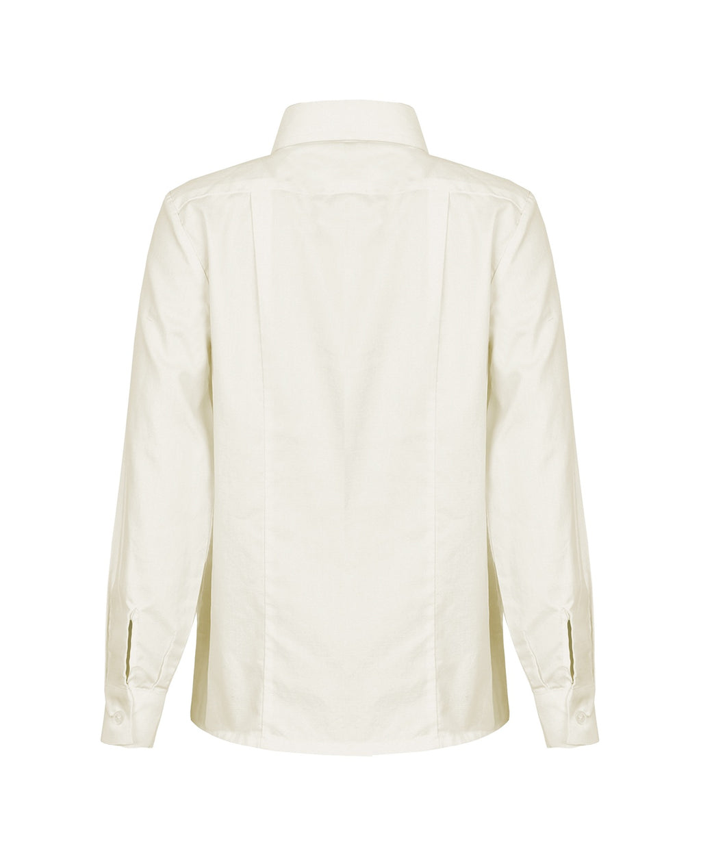 Long Sleeve Jacquard Blouse - Stand Collar