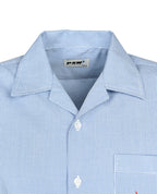 Short Sleeve Houndstooth Shirt