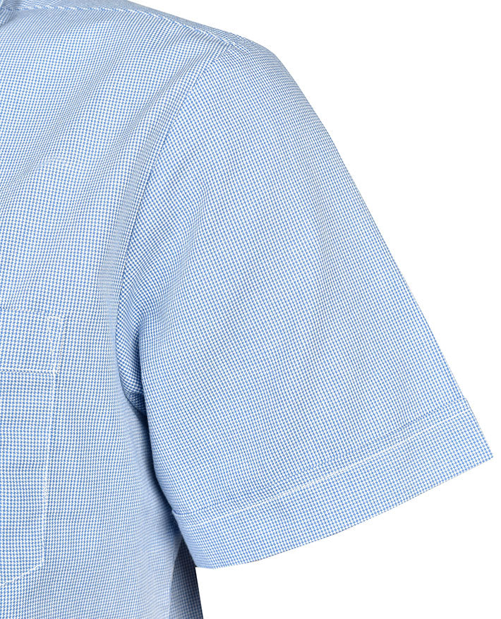 Short Sleeve Houndstooth Shirt