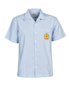 Short Sleeve Houndstooth Shirt