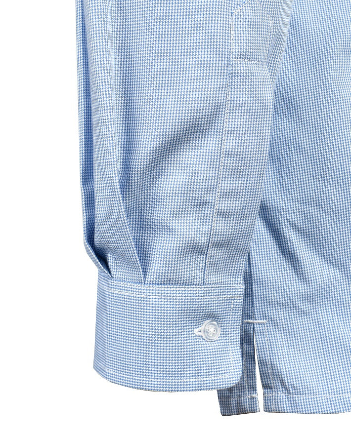 Long Sleeve Houndstooth Shirt